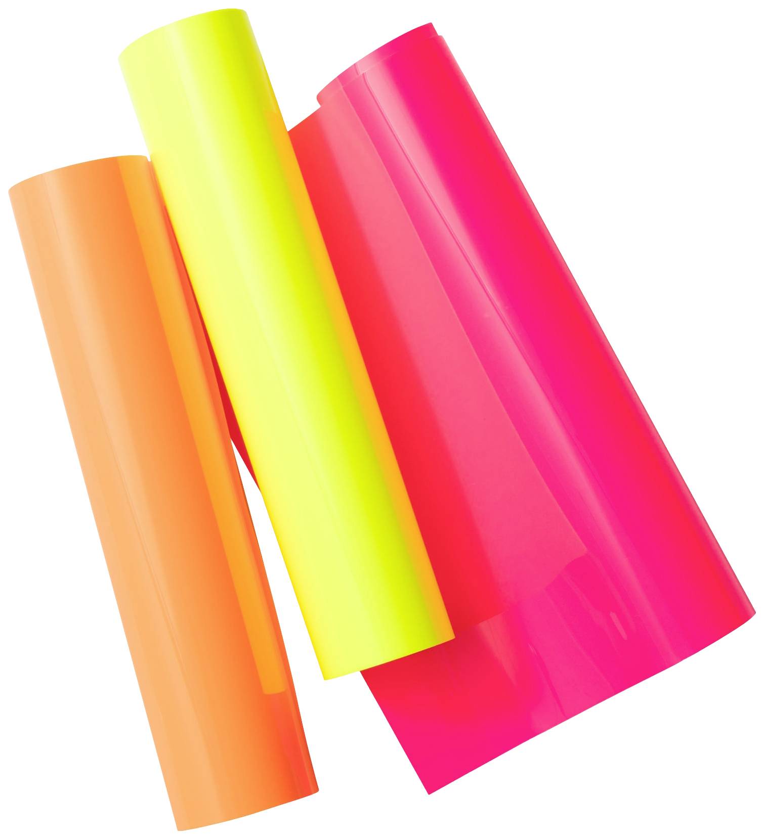 Cricut Smart Iron-On Joy Xtra Folien-Set Schnittbreite 30.5cm Neonpink, Neongelb, Neonorange