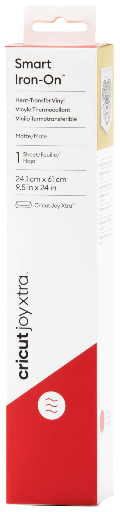 Cricut Smart Iron-On Joy Xtra Folie Schnittbreite 60.9 cm Rot