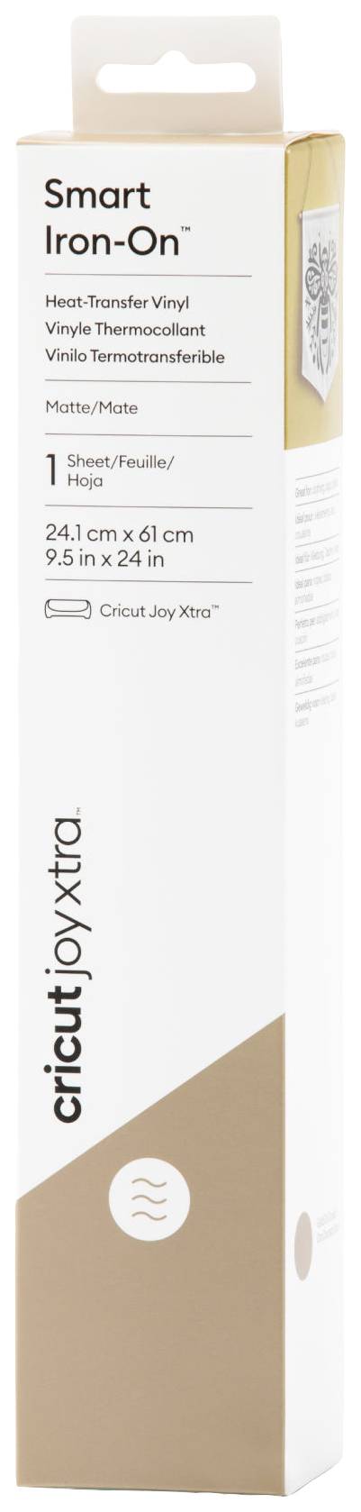 Cricut Smart Iron-On Joy Xtra Folie Schnittbreite 60.9cm Gold