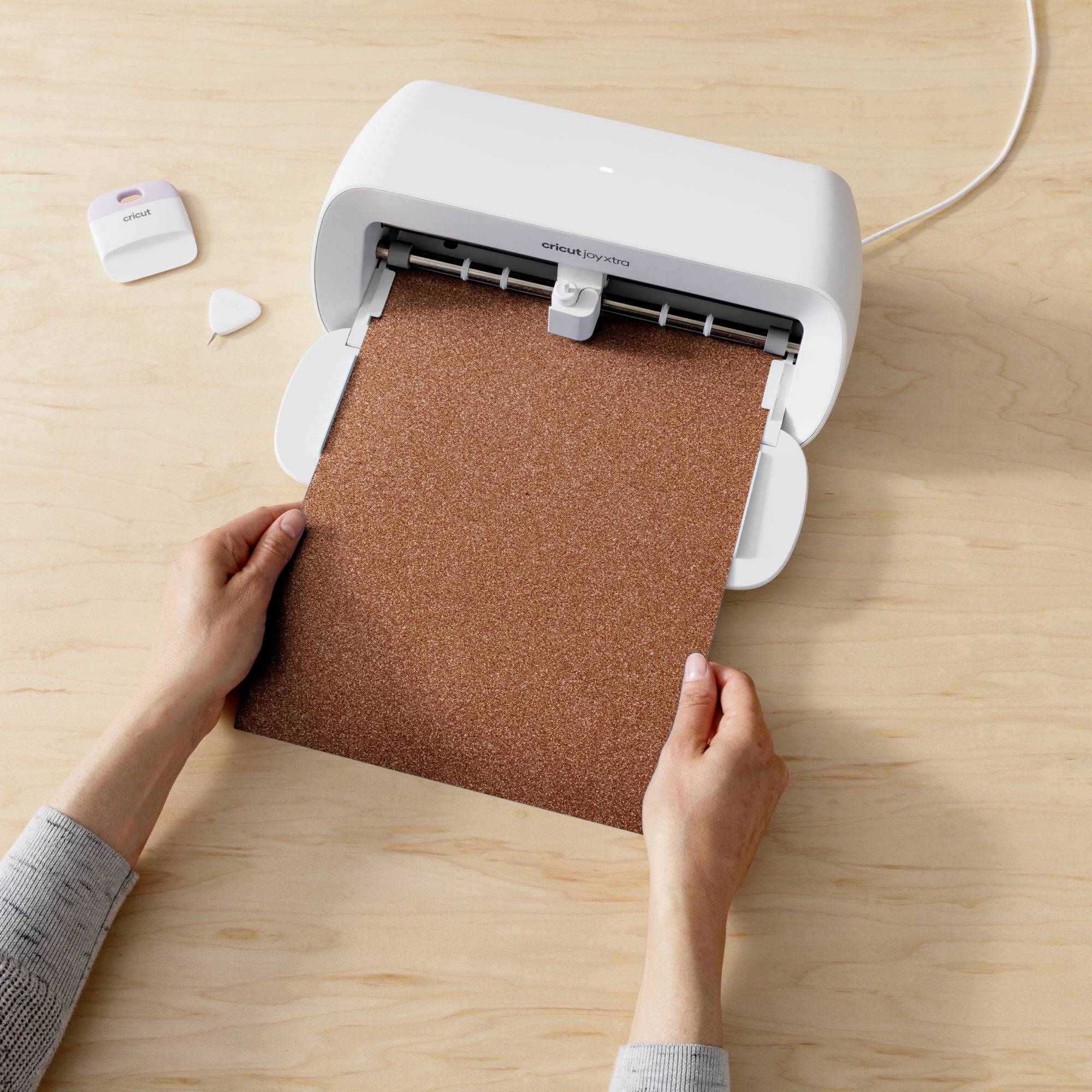 Cricut Smart Iron-On Joy Xtra Folien-Set Schnittbreite 30.5cm Koralle, Minze, Rot-Gold