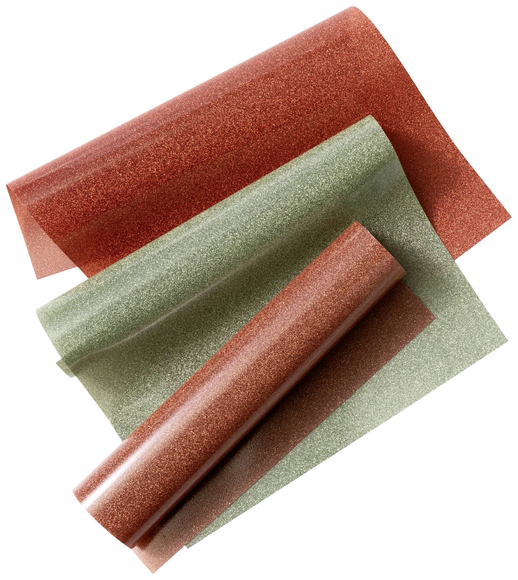 Cricut Smart Iron-On Joy Xtra Folien-Set Schnittbreite 30.5cm Koralle, Minze, Rot-Gold