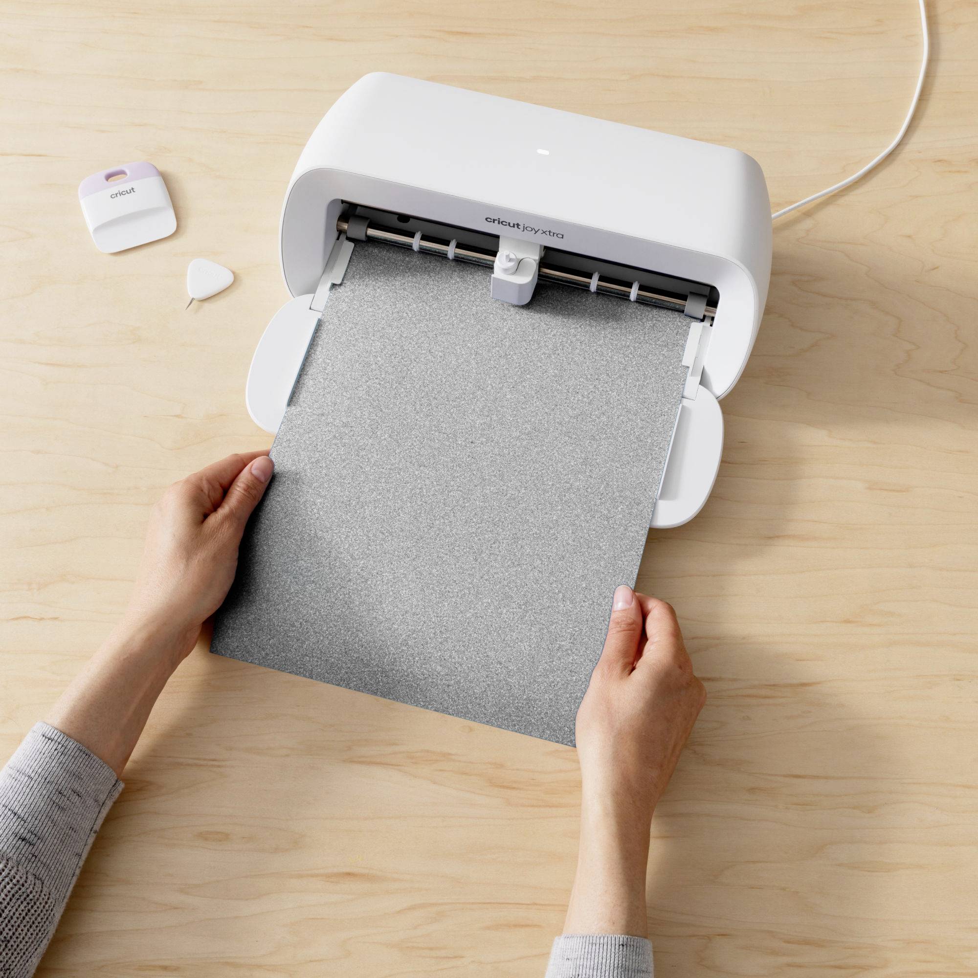 Cricut Smart Iron-On Joy Xtra Folie Schnittbreite 48.3cm Glitter, Silber