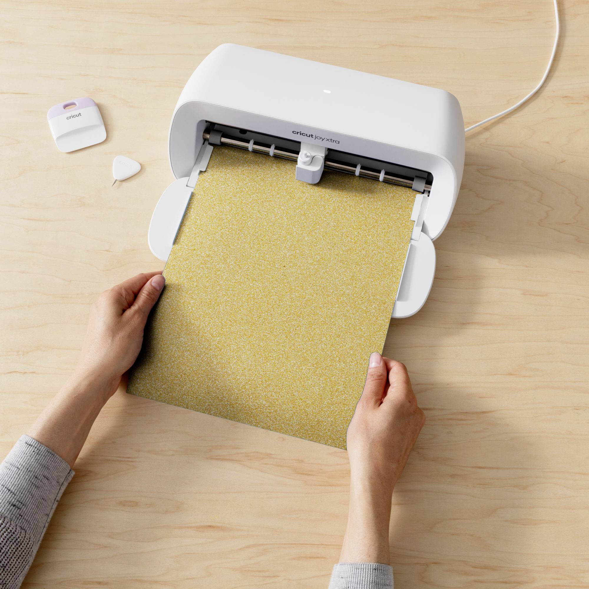 Cricut Smart Iron-On Joy Xtra Folie Schnittbreite 48.3cm Glitter, Gold