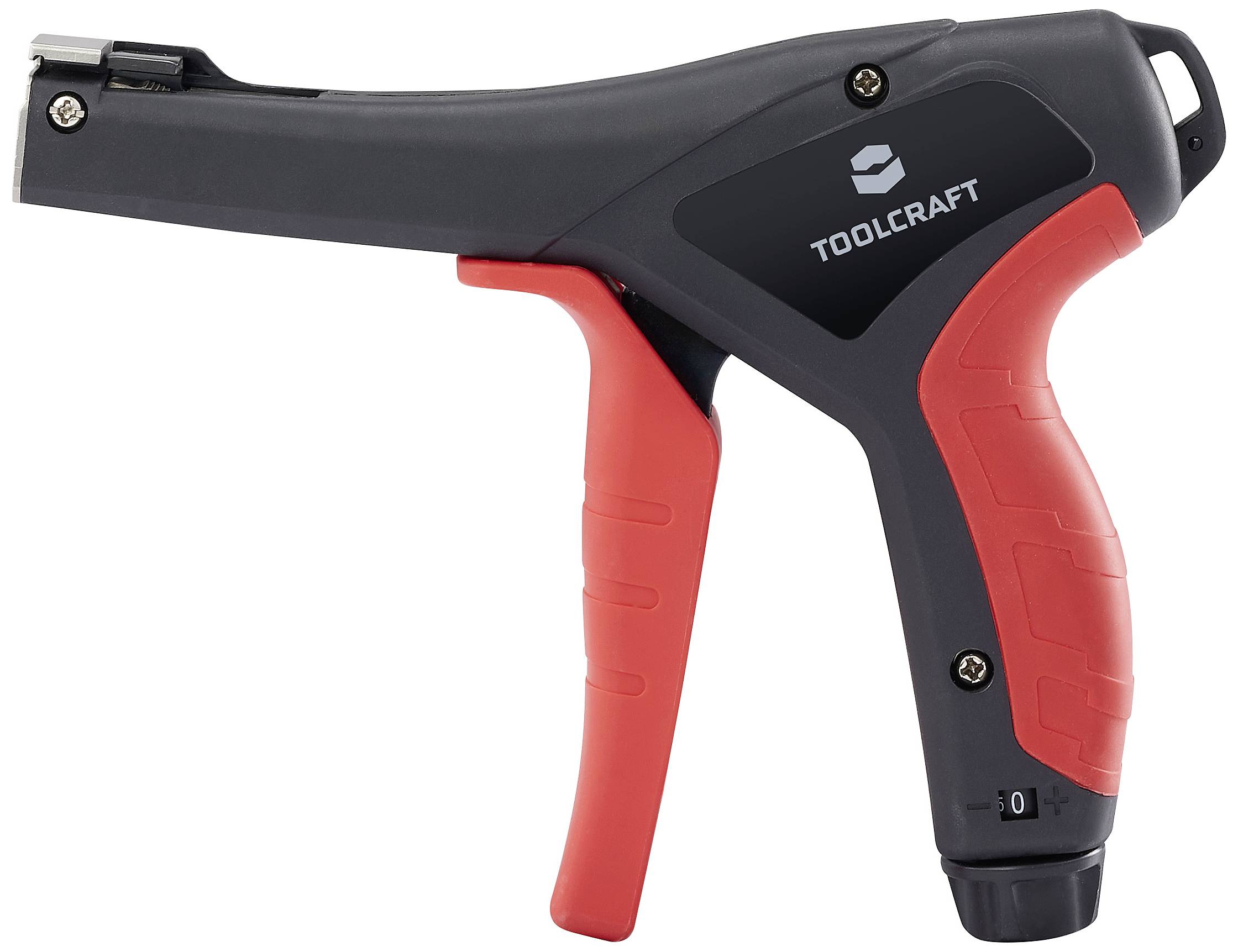 TOOLCRAFT HT04557 Kabelbinderzange für Polyamid-Kabelbinder von 2,5 bis 4,8mm