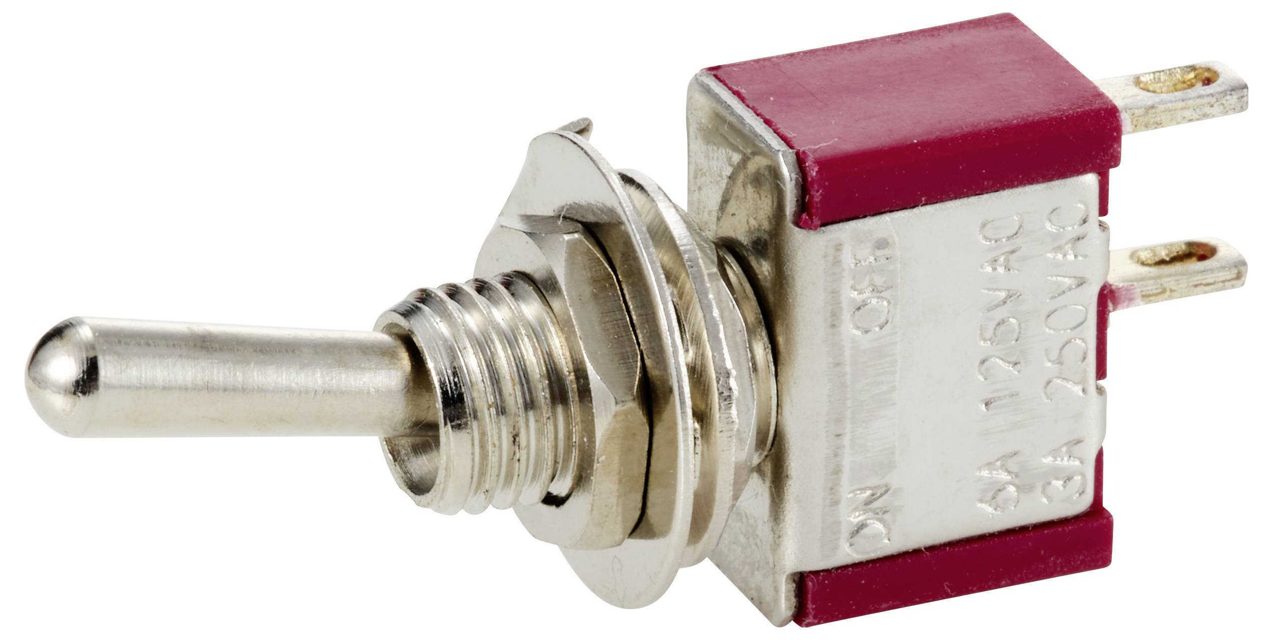 TRU COMPONENTS TC-12813684 Kippschalter 125 V/AC, 250 V/AC 6A 1 x Ein/Aus rastend