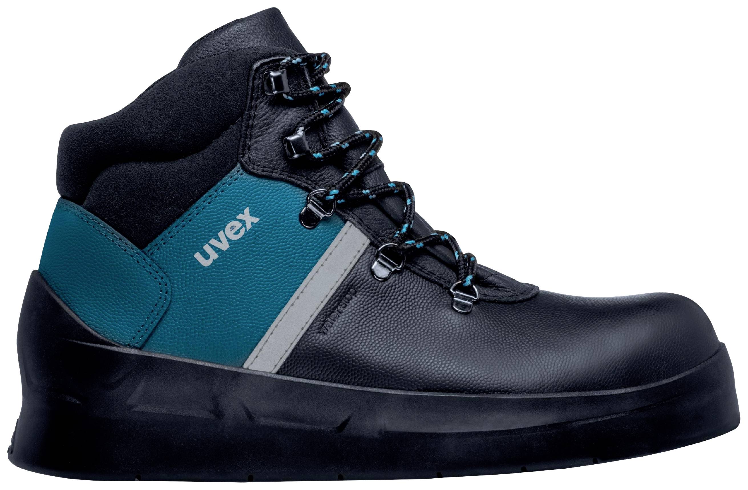 Uvex 3 asphaltpro 6559138 Sicherheitsstiefel S3 Schuhgröße (EU): 38 Schwarz, Blau 1 Paar