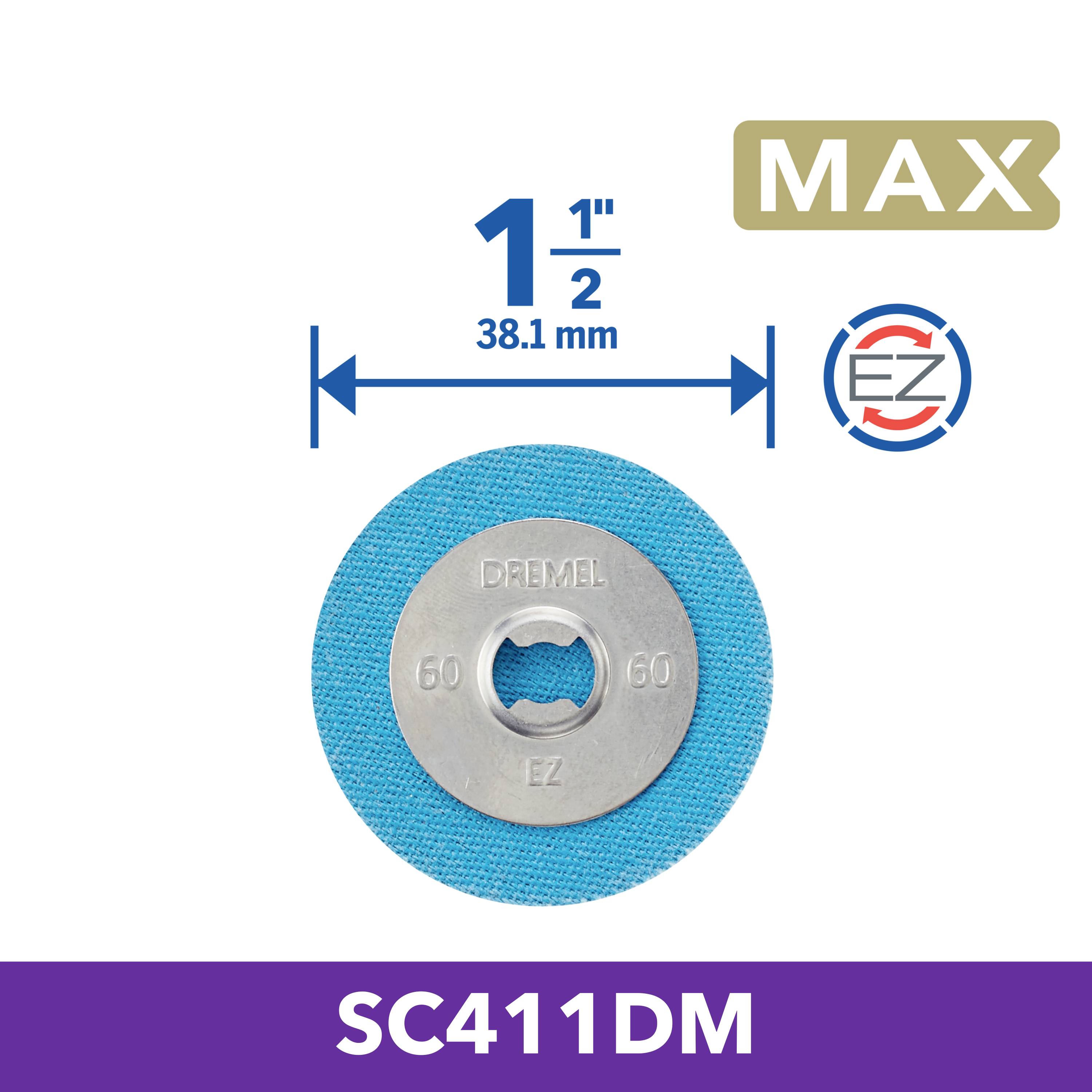 Dremel 2615S411DM Schleifscheibe Bohrungs-Ø 38.1mm Holz, Metall 3St.