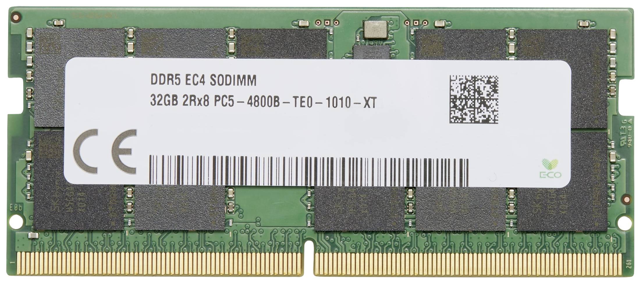 HP 6D8T4AA Laptop-Arbeitsspeicher Modul Retail DDR5 32 GB 1 x 32 GB ECC 4800 MHz 262pin SO-DIMM 6D8T4AA