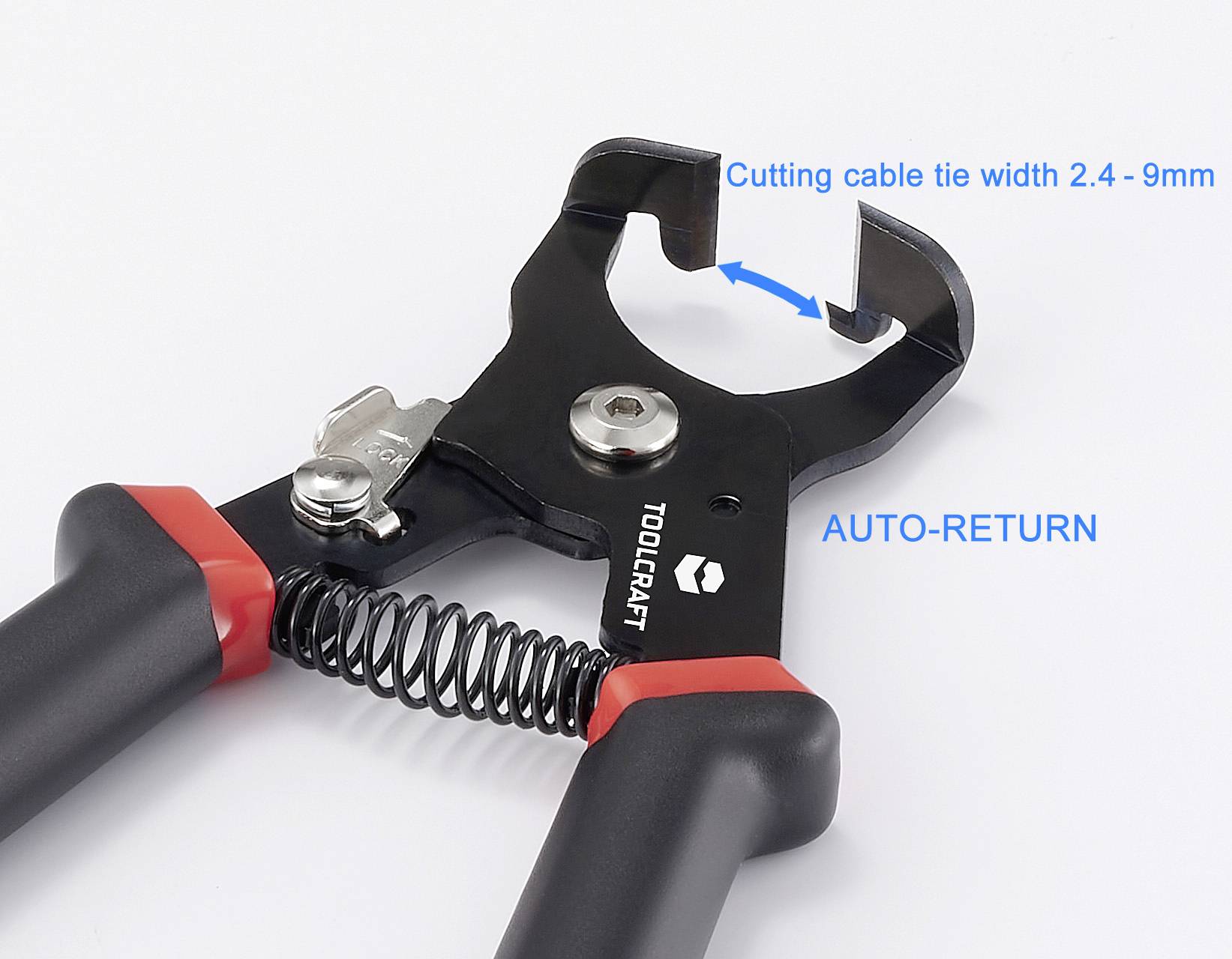 TOOLCRAFT HT04582 Kabelbinderzange zum Trennen von Polyamid-Kabelbindern