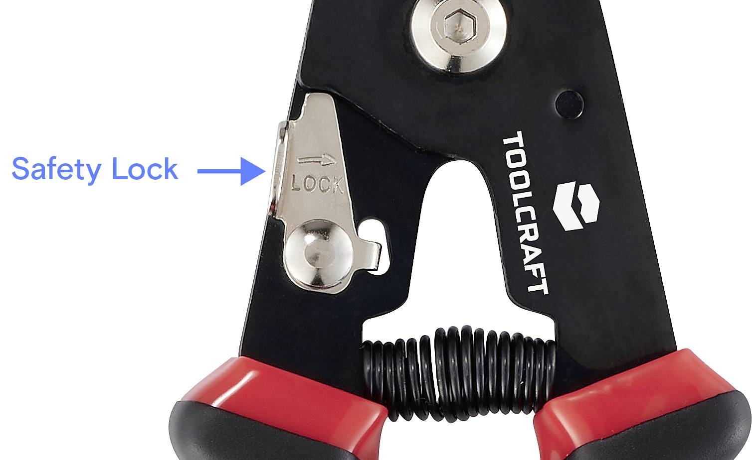 TOOLCRAFT HT04582 Kabelbinderzange zum Trennen von Polyamid-Kabelbindern