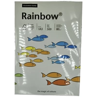 Rainbow 88042808 Universal Druckerpapier Kopierpapier DIN A3 80 g/m² 500 Blatt Grau Rainbow 88042808 Universal Druckerpapier Kopierpapier DIN A3 80 g/m² 500 Blatt Grau