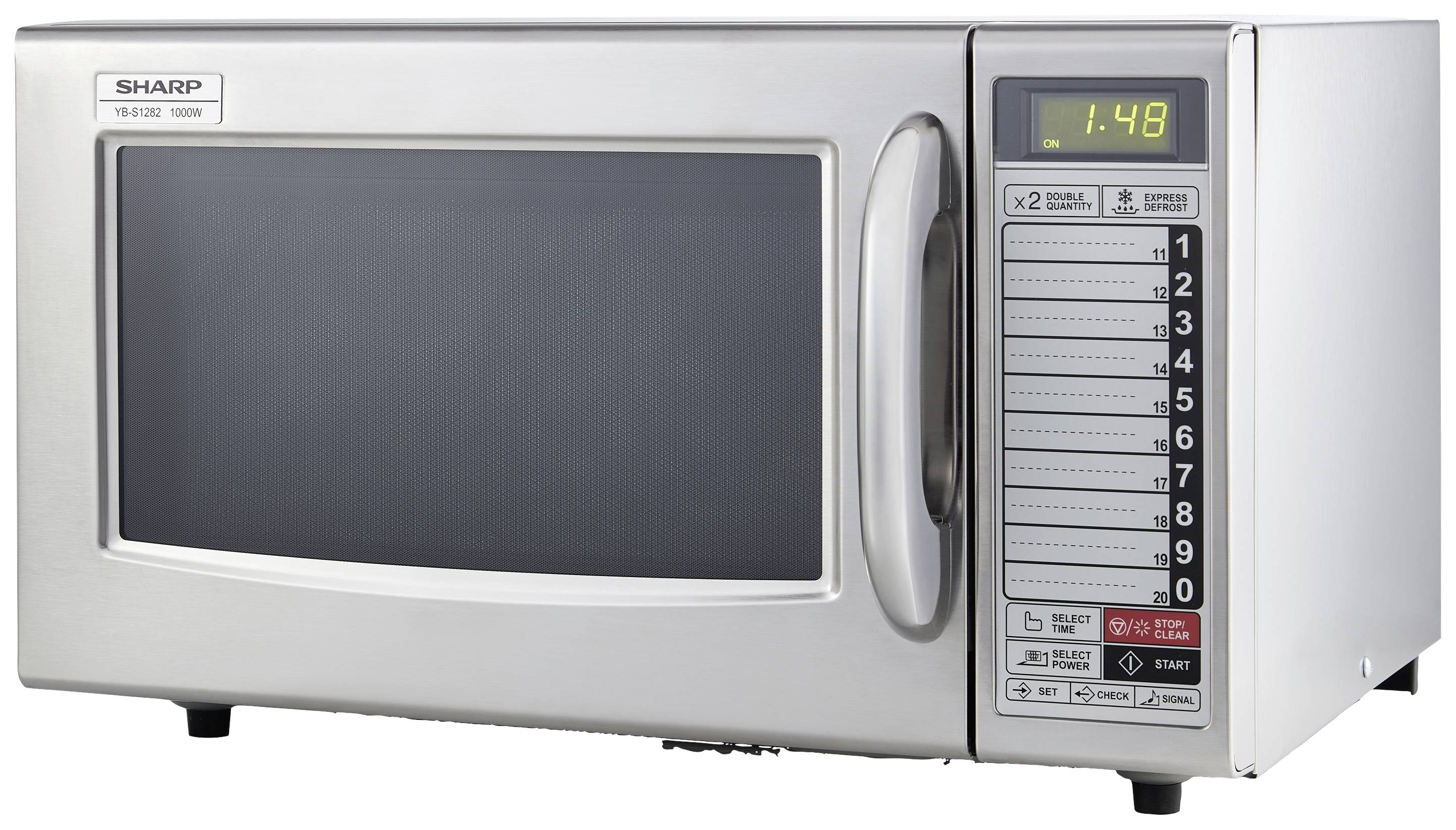 Sharp YB-S1282AE Mikrowelle Silber 1000 W