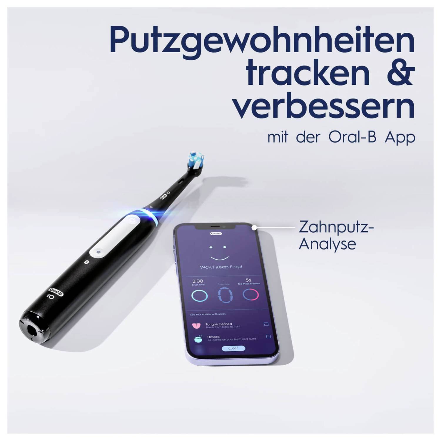 Oral-B iO Series 4 141502 Elektrische Zahnbürste Rotierend/Oszilierend Schwarz
