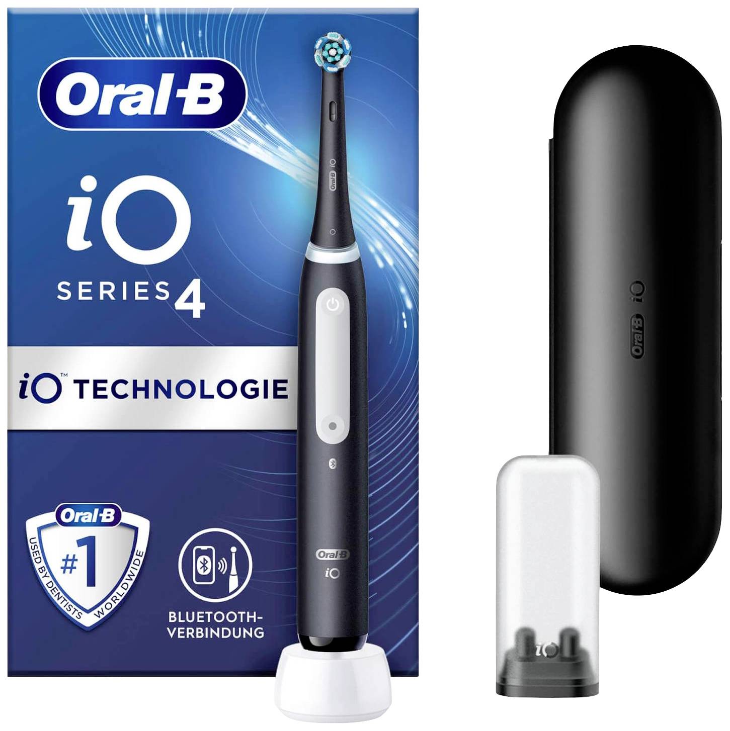 Oral-B iO Series 4 141502 Elektrische Zahnbürste Rotierend/Oszilierend Schwarz