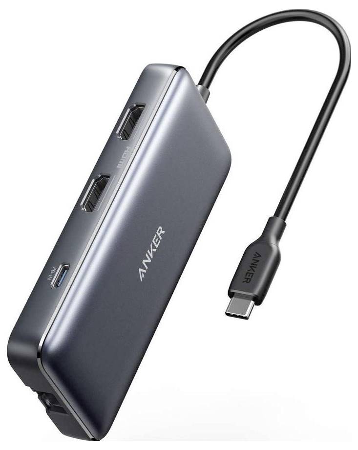 Anker USB-C® Dockingstation 553 USB-C Hub (8-in-1) Passend für Marke Dockingstations: Universal integrierter Kartenleser, USB-C®
