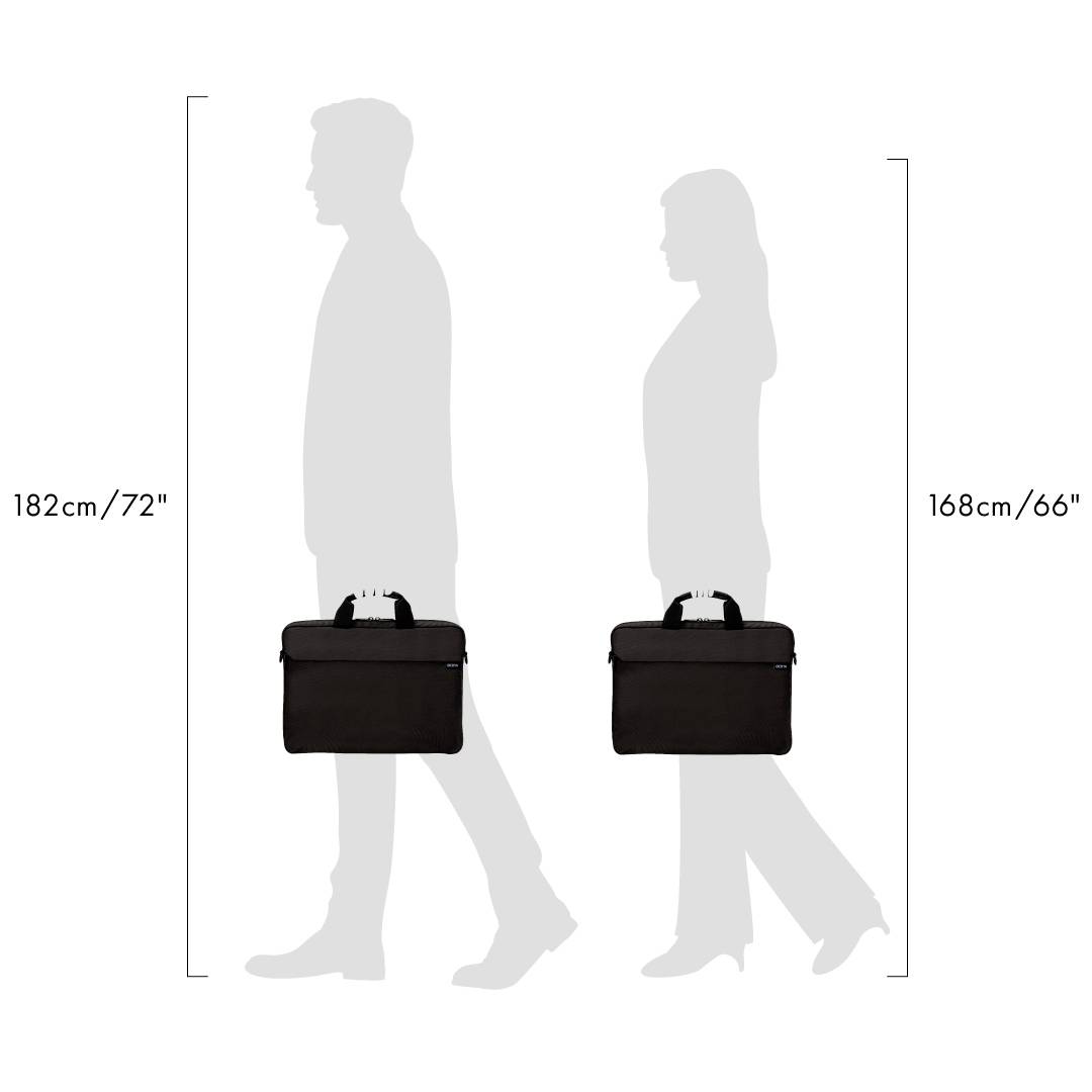 Dicota Notebook Tasche Slim Case ONE 33,02cm - 35,81cm Passend für maximal: 35,8cm (14,1") Schwarz