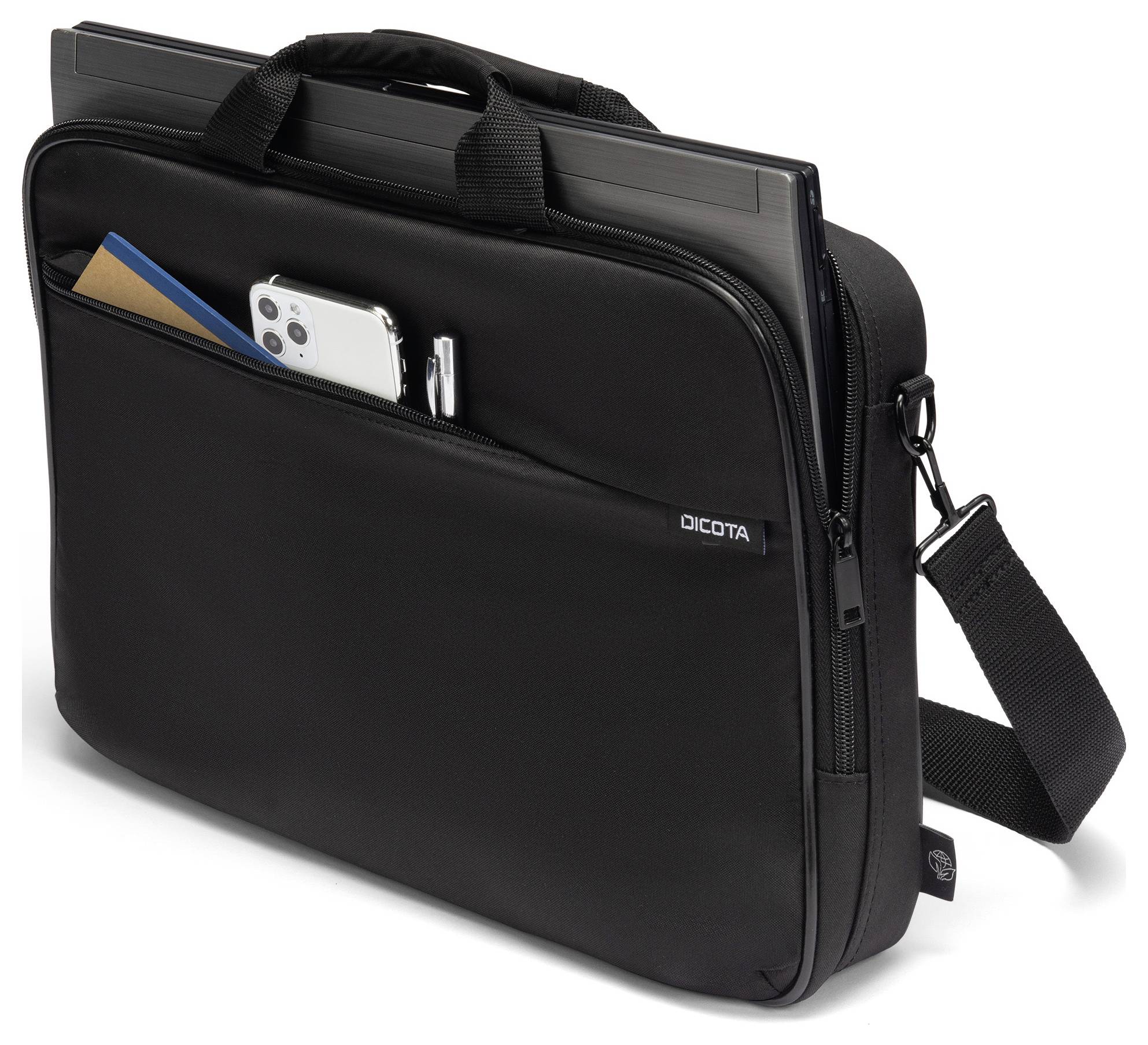 Dicota Notebook Tasche Top Traveller ONE 33,02cm 35,81cm Passend für maximal: 35,8cm (14,1") Schwarz