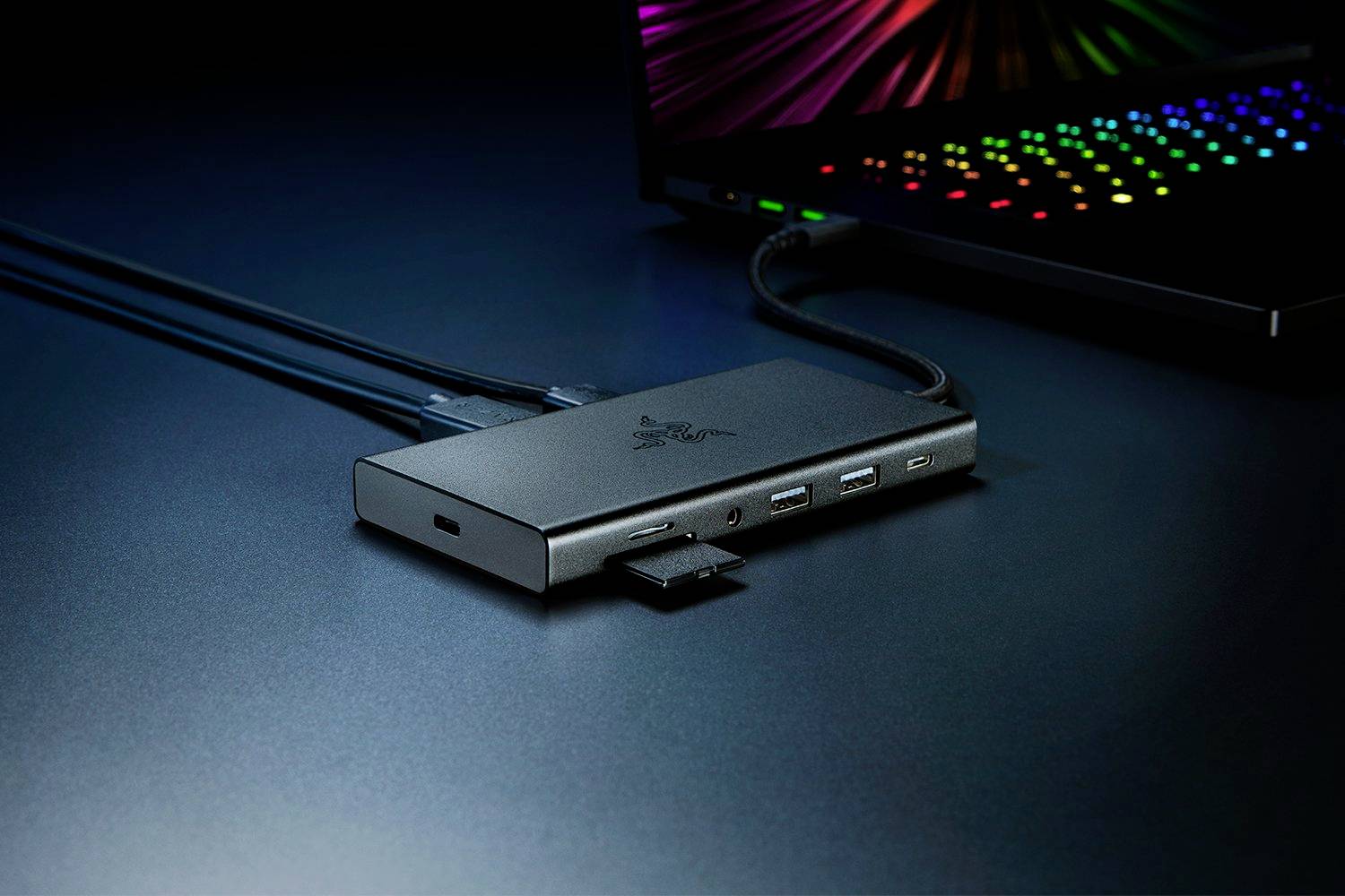 RAZER USB-C® Dockingstation USB-C® Dock Passend für Marke Dockingstations: Universal USB-C® Power Delivery, integrierter Kartenleser