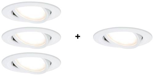 Paulmann 4064161325842 Nova Einbauleuchte 4er Set LED LED 24 W Weiß (matt)