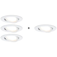 Paulmann 4064161325842 Nova Einbauleuchte 4er Set LED LED 24W Weiß (matt) Paulmann 4064161325842 Nova Einbauleuchte 4er Set LED LED 24W Weiß (matt)