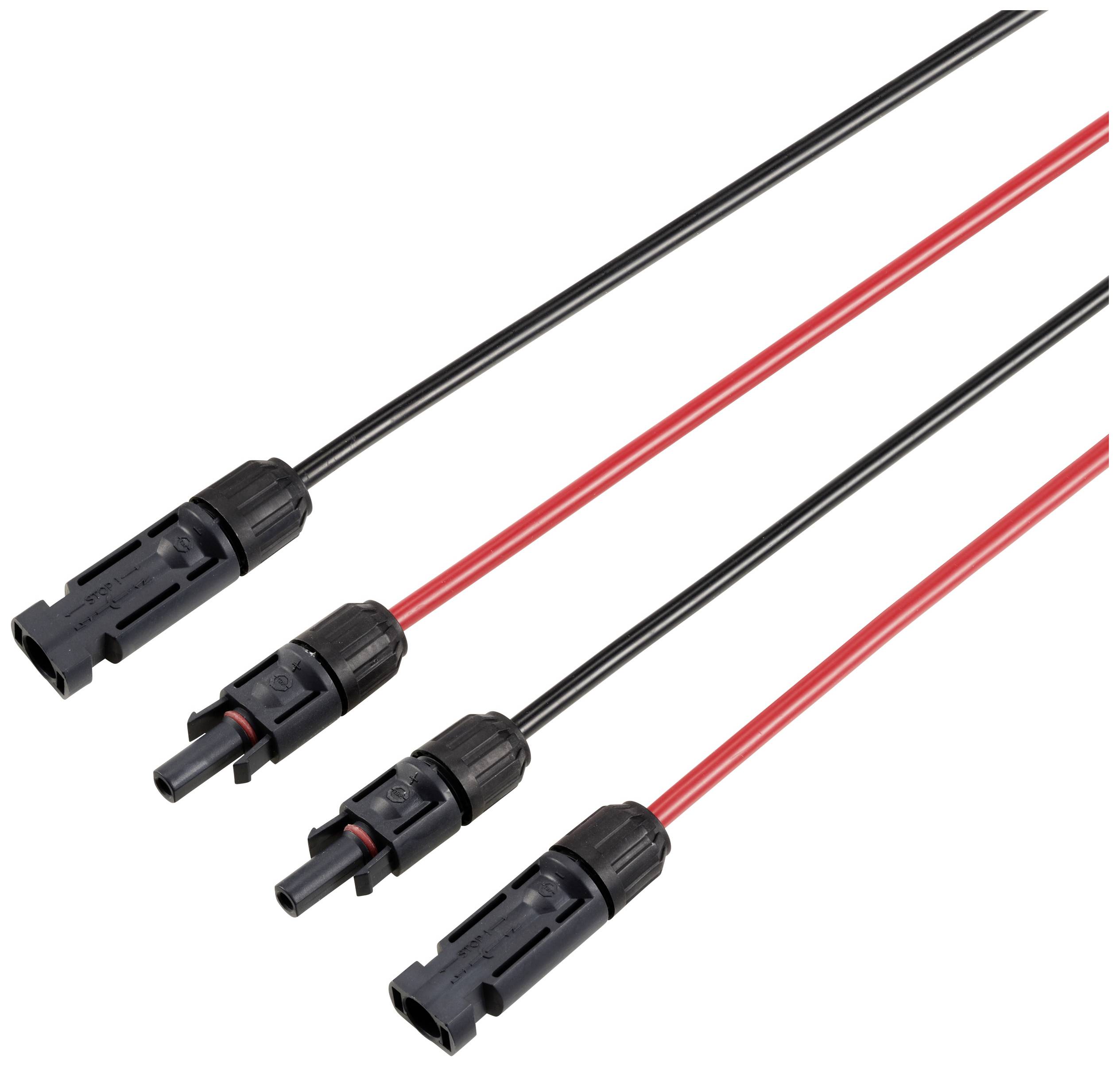 Sygonix SY-6408026 Verlängerungskabel 6mm² Solarstecker (Stecker und Buchse) Kabellänge 2m