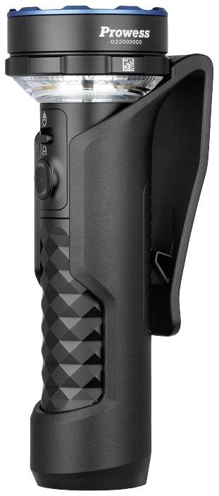OLight Prowess Prowess LED Taschenlampe 800lm, 1200lm, 5000lm akkubetrieben 269g Schwarz