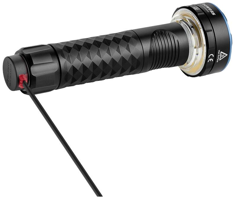 OLight Prowess Prowess LED Taschenlampe 800lm, 1200lm, 5000lm akkubetrieben 269g Schwarz