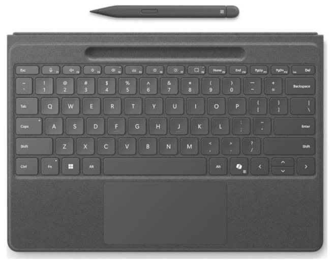 Microsoft Srfc Pro Flex KB Bdl SC DE/AT Black Tablet-Tastatur Passend für Marke (Tablet): Microsoft