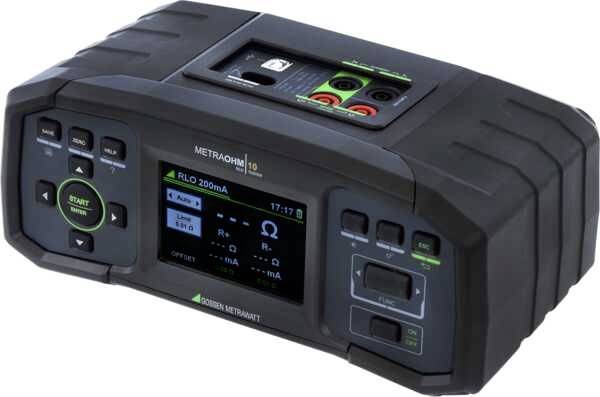 Gossen Metrawatt METRAOHM 10 Niederohmmessgerät CAT II 600 V LCD
