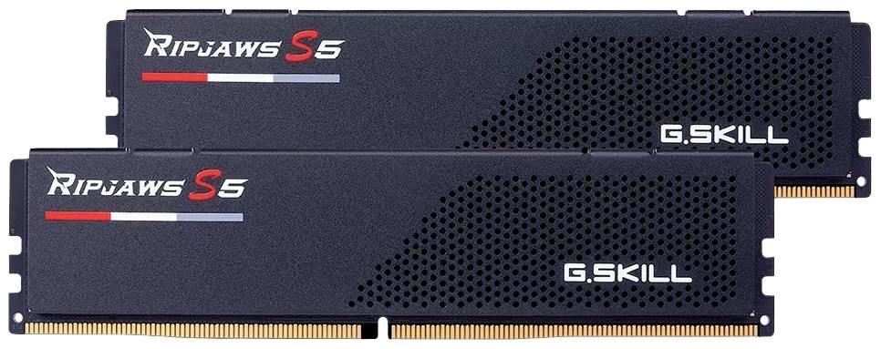G.Skill Ripjaws S5 PC-Arbeitsspeicher Kit Retail DDR5 64GB 2 x 32GB on-die ECC 6800MHz 288pin DIMM CL34 F5-6800J3445G32GX2-RS5K