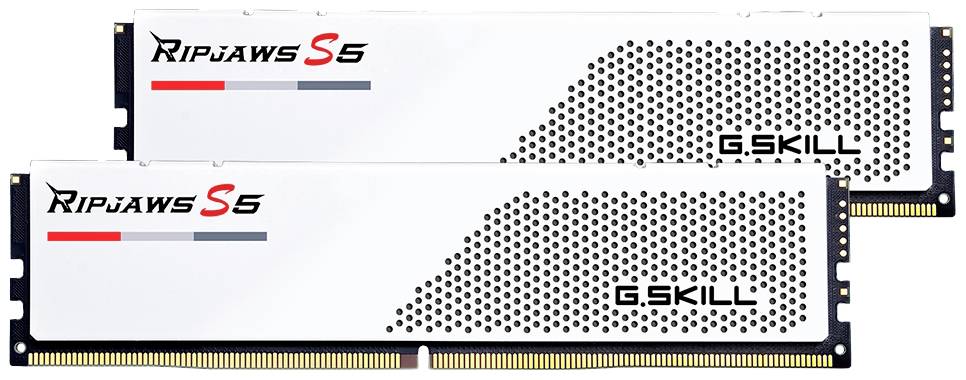 G.Skill Ripjaws S5 PC-Arbeitsspeicher Kit Retail DDR5 64GB 2 x 32GB Non-ECC 6000MHz 288pin DIMM CL30 F5-6000J3040G32GX2-RS5W