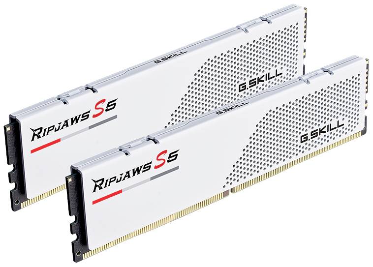 G.Skill Ripjaws S5 PC-Arbeitsspeicher Kit Retail DDR5 64GB 2 x 32GB Non-ECC 6000MHz 288pin DIMM CL30 F5-6000J3040G32GX2-RS5W