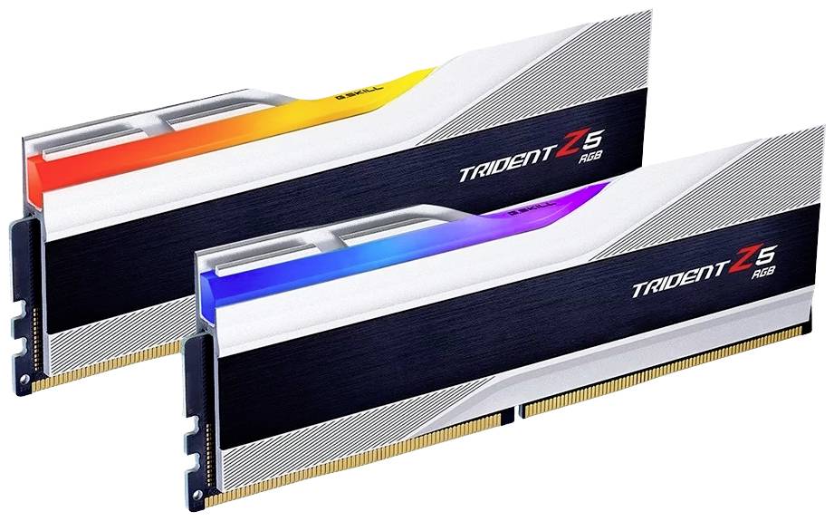 G.Skill Trident Z5 RGB PC-Arbeitsspeicher Kit Retail DDR5 64GB 2 x 32GB Non-ECC 6000MHz 288pin DIMM CL32 F5-6000J3238G32GX2-TZ5RS