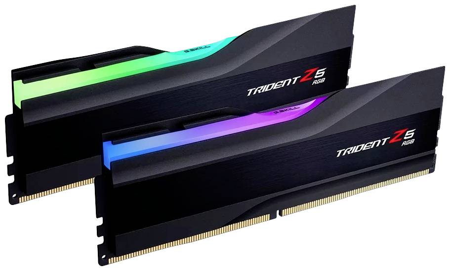G.Skill Trident Z5 RGB PC-Arbeitsspeicher Kit Retail DDR5 64GB 2 x 32GB Non-ECC 6000MHz 288pin DIMM CL32 F5-6000J3238G32GX2-TZ5RK