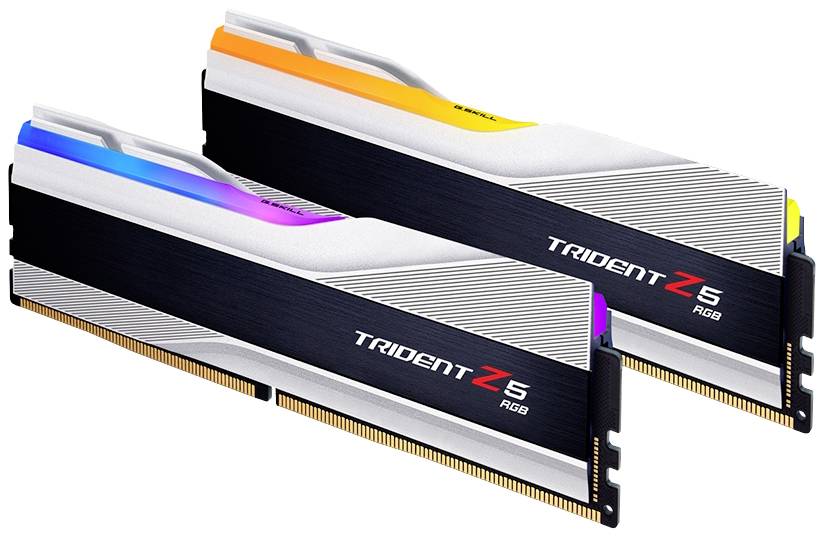 G.Skill Trident Z5 RGB PC-Arbeitsspeicher Kit DDR5 96GB 2 x 48GB on-die ECC 6400MHz 288pin DIMM CL32 F5-6400J3239F48GX2-TZ5RS