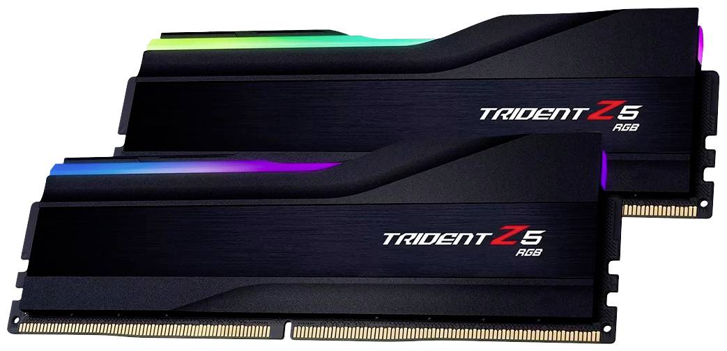 G.Skill Trident Z5 RGB PC-Arbeitsspeicher Kit Retail DDR5 96GB 2 x 48GB on-die ECC 6400MHz 288pin DIMM CL32