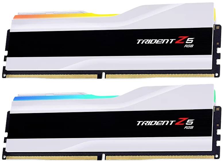 G.Skill Trident Z5 RGB PC-Arbeitsspeicher Kit Retail DDR5 96GB 2 x 48GB on-die ECC 6400MHz 288pin DIMM CL32