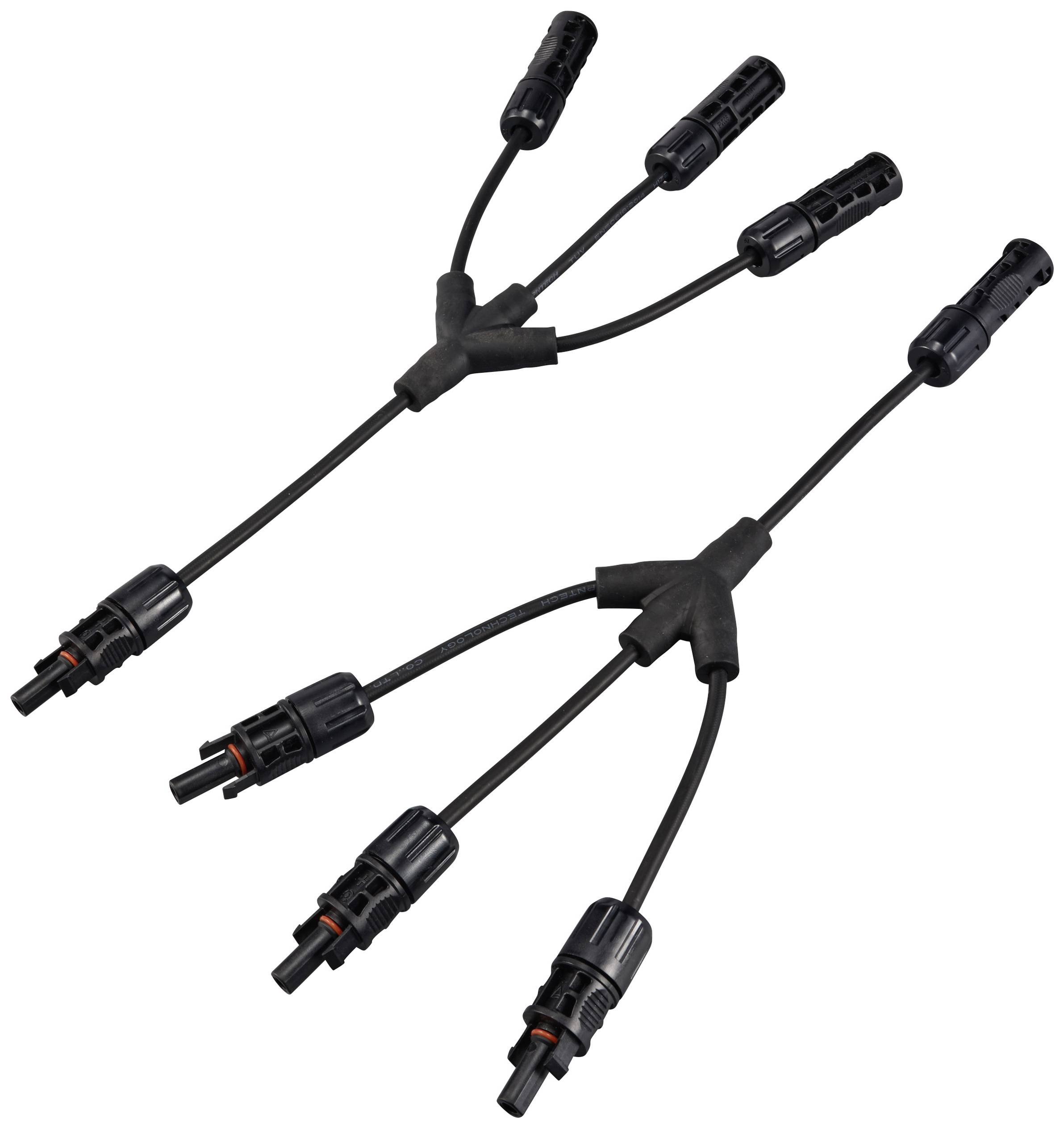 Sygonix SY-6407992 Solaranlagen Anschluss Adapterkabel Schwarz 36cm