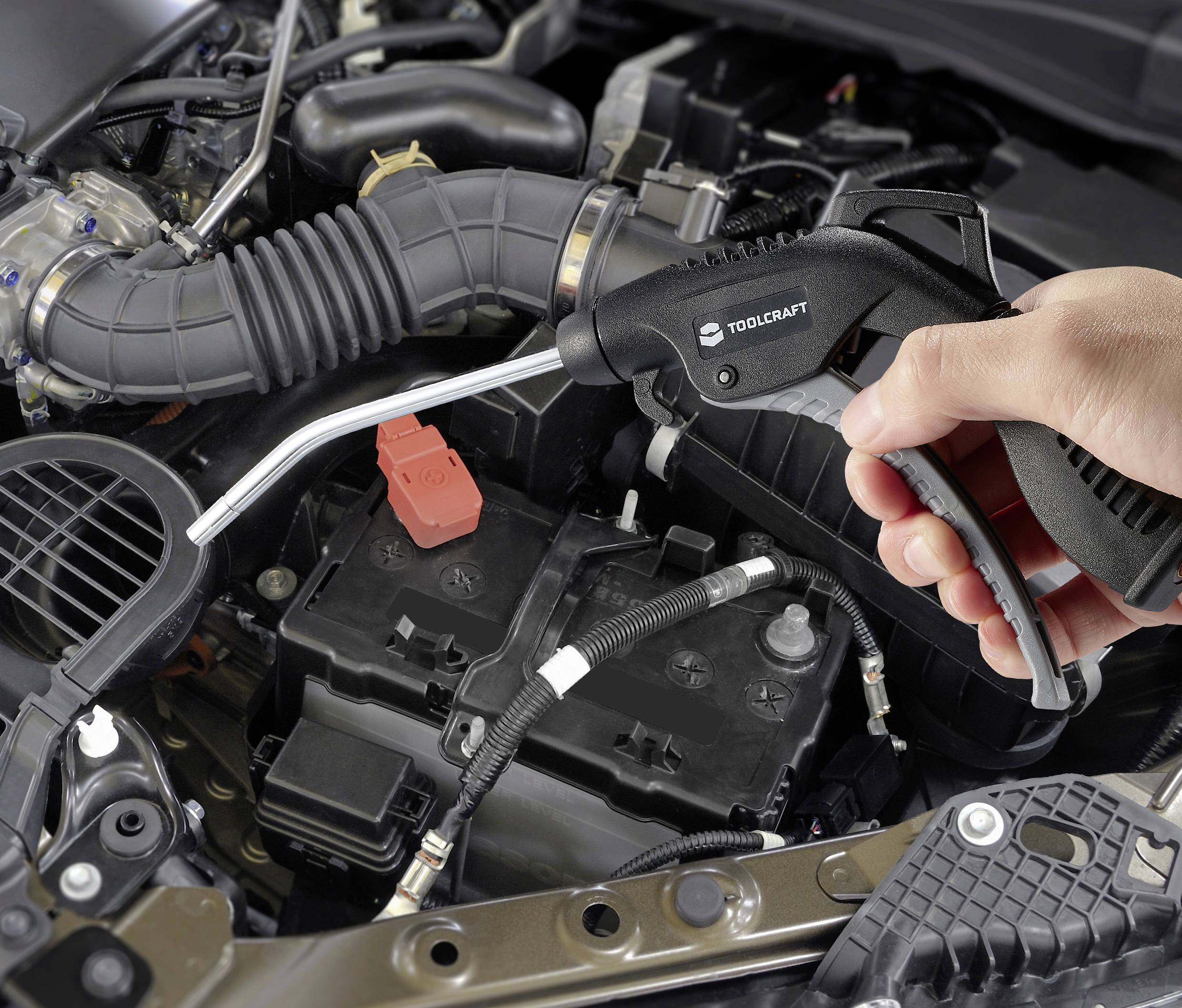 TOOLCRAFT Druckluft-Ausblaspistole 1/4" (6.3 mm) 15 bar