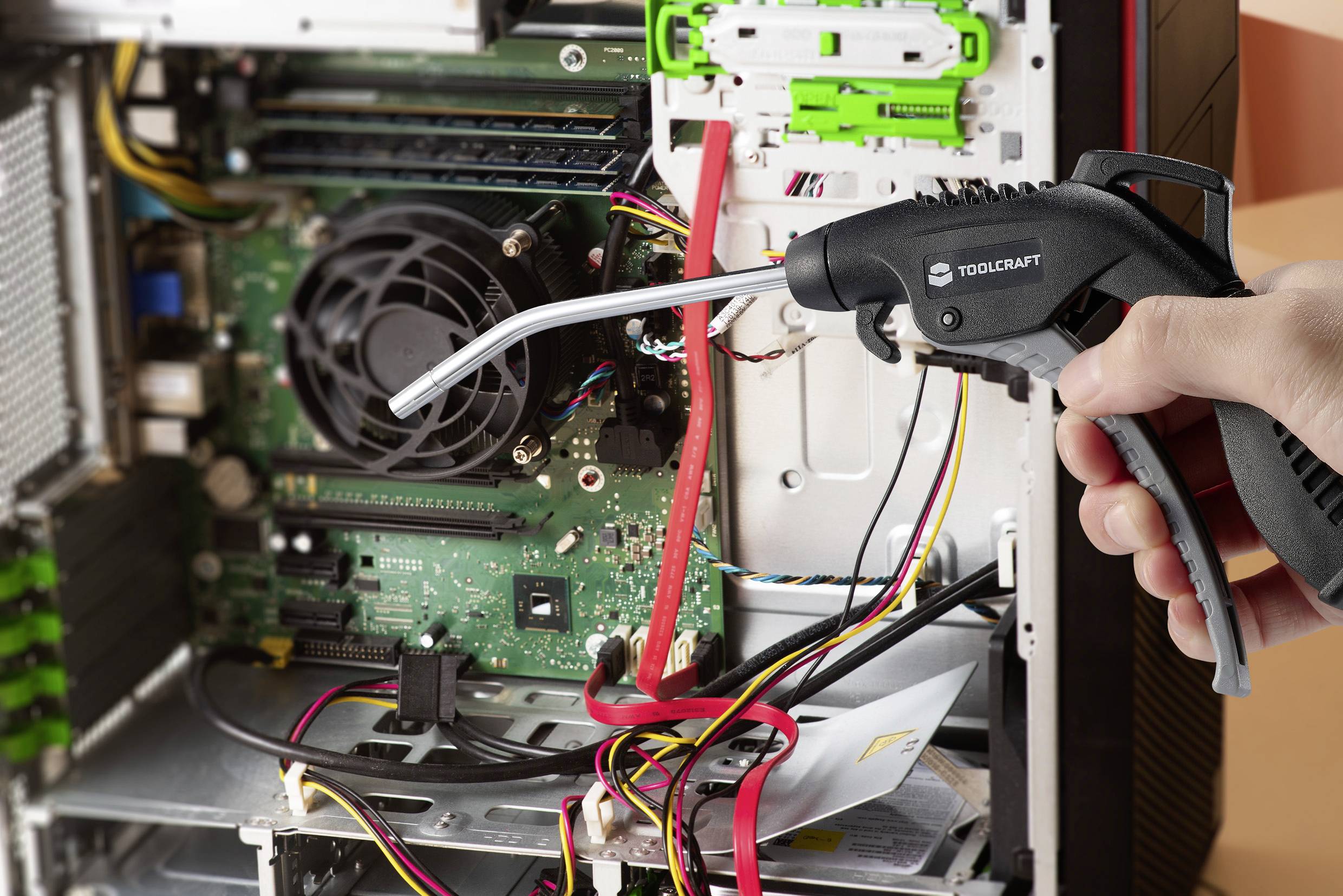 TOOLCRAFT Druckluft-Ausblaspistole 1/4" (6.3 mm) 15 bar