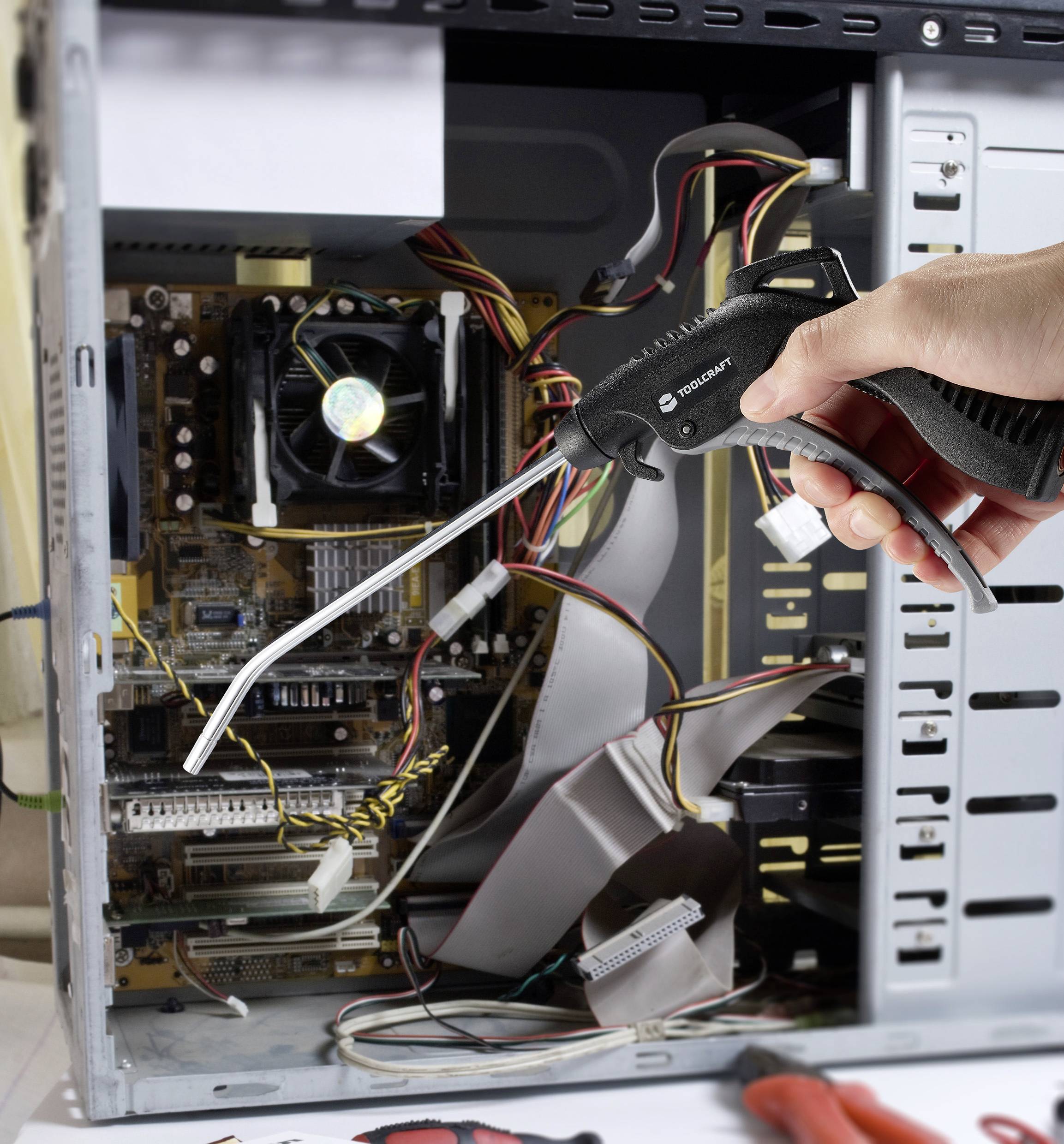 TOOLCRAFT Druckluft-Ausblaspistole 1/4" (6.3 mm) 15 bar