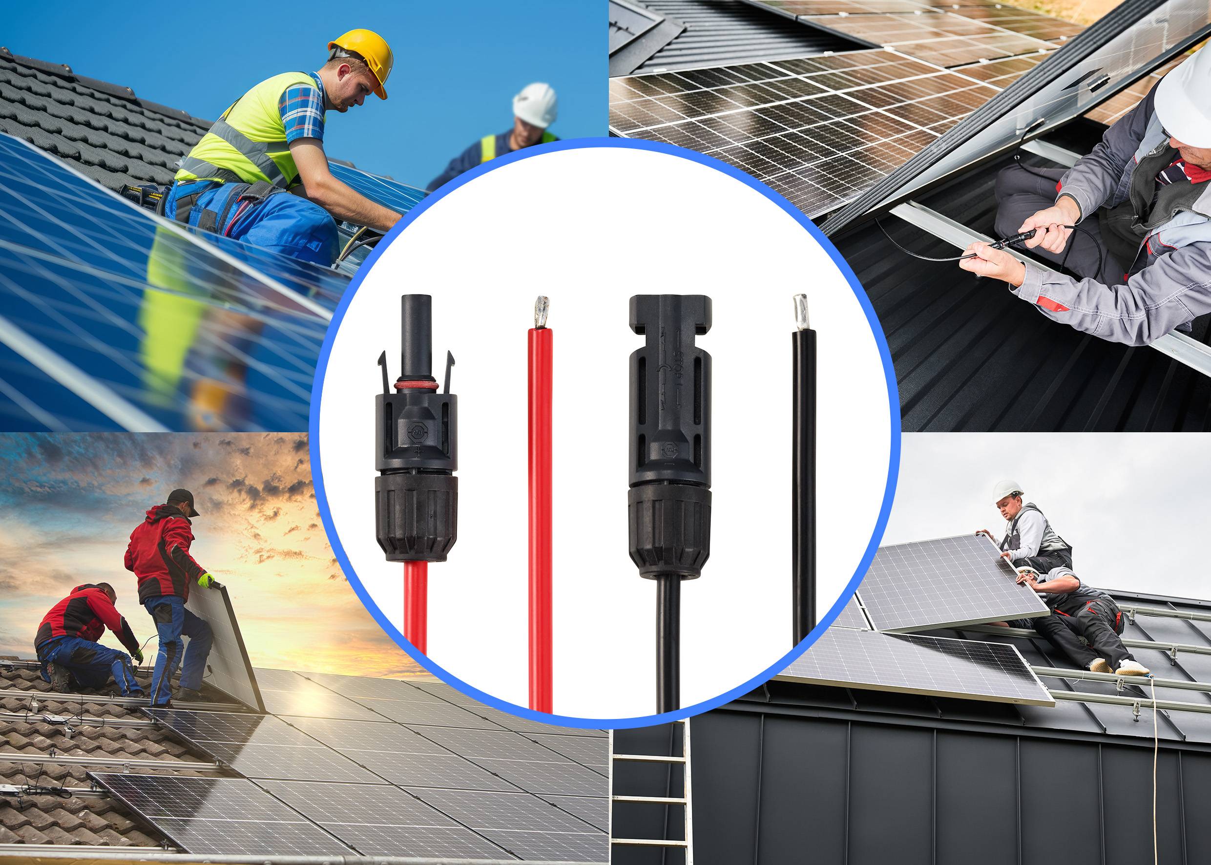 Sygonix SY-6408054 Solarstecker auf offenes Ende Solar-Kabel 6mm² Kabellänge 5m