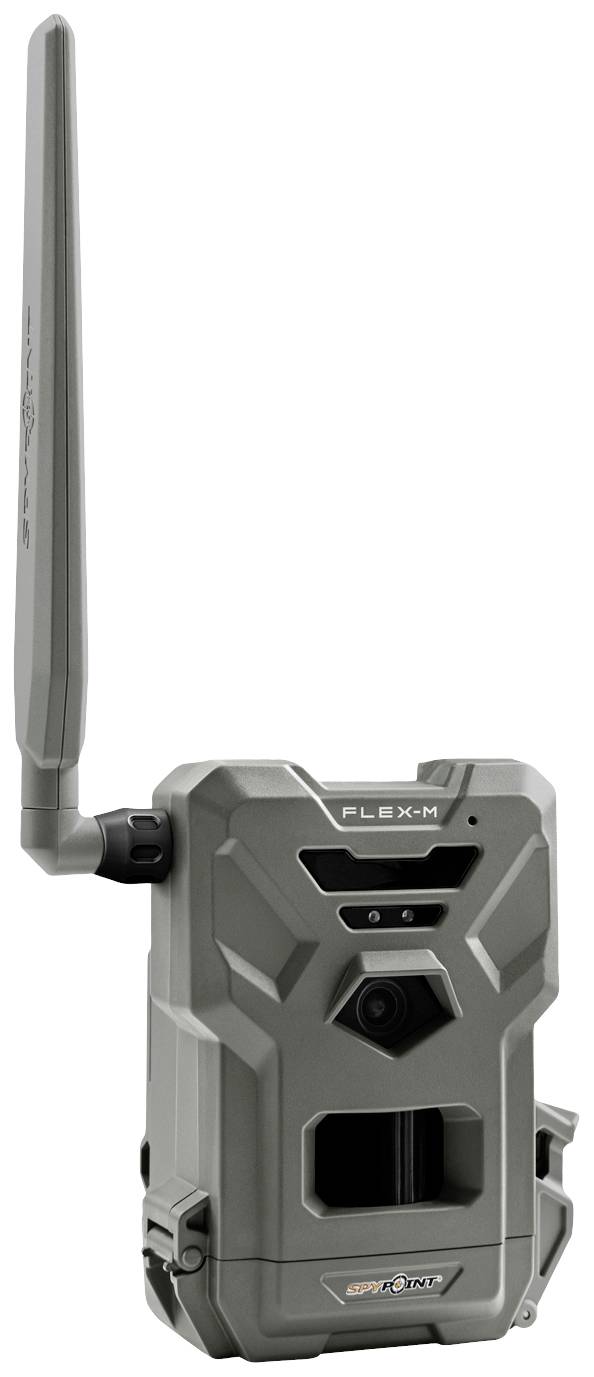 Spypoint FLEX-M Wildkamera 28 Megapixel Tonaufzeichnung, 4G Bildübertragung, GSM-Modul Grau-Grün (matt)