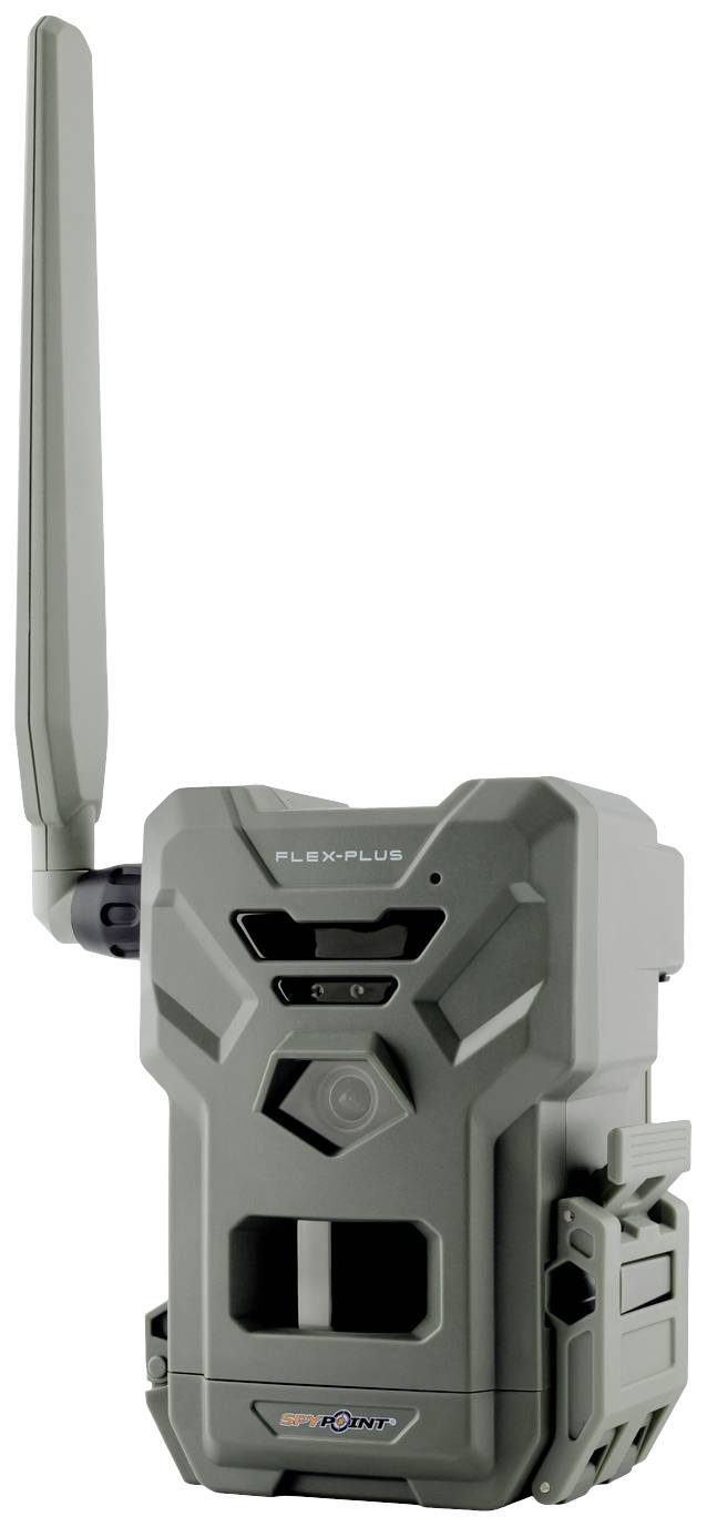 Spypoint FLEX-PLUS Wildkamera 36 Megapixel Tonaufzeichnung, GSM-Modul, 4G Bildübertragung Grau-Grün (matt)