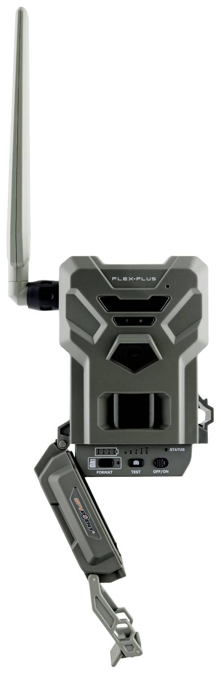Spypoint FLEX-PLUS Wildkamera 36 Megapixel Tonaufzeichnung, GSM-Modul, 4G Bildübertragung Grau-Grün (matt)