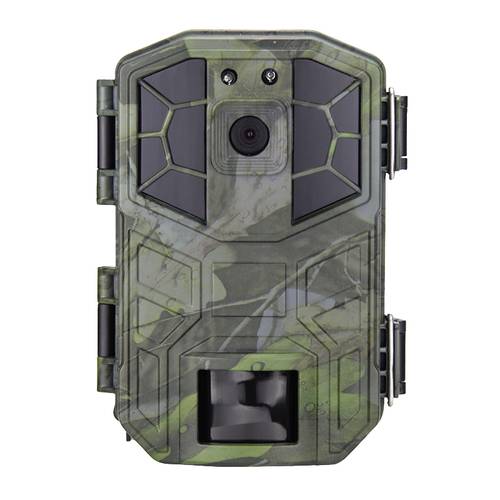 Image of Berger & Schröter ES-DL-10W Wildkamera 30 Megapixel Black LEDs, Tonaufzeichnung, WLAN Grau-Grün (m