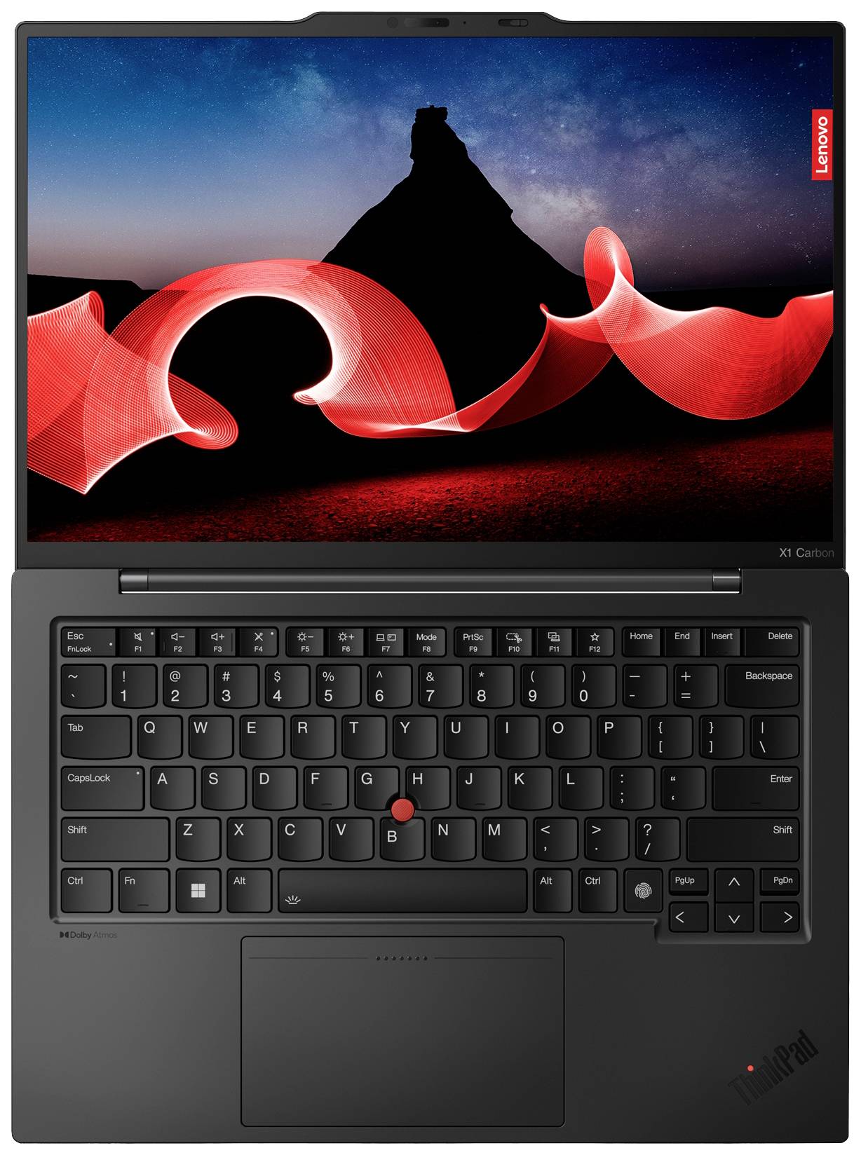 Lenovo Notebook ThinkPad X1 Carbon Gen 12 35.6 cm (14 Zoll) WUXGA Intel® Core™ Ultra 7 155U 32 GB RAM 1 TB SSD Deutsch, QWERTZ Schwarz 21K