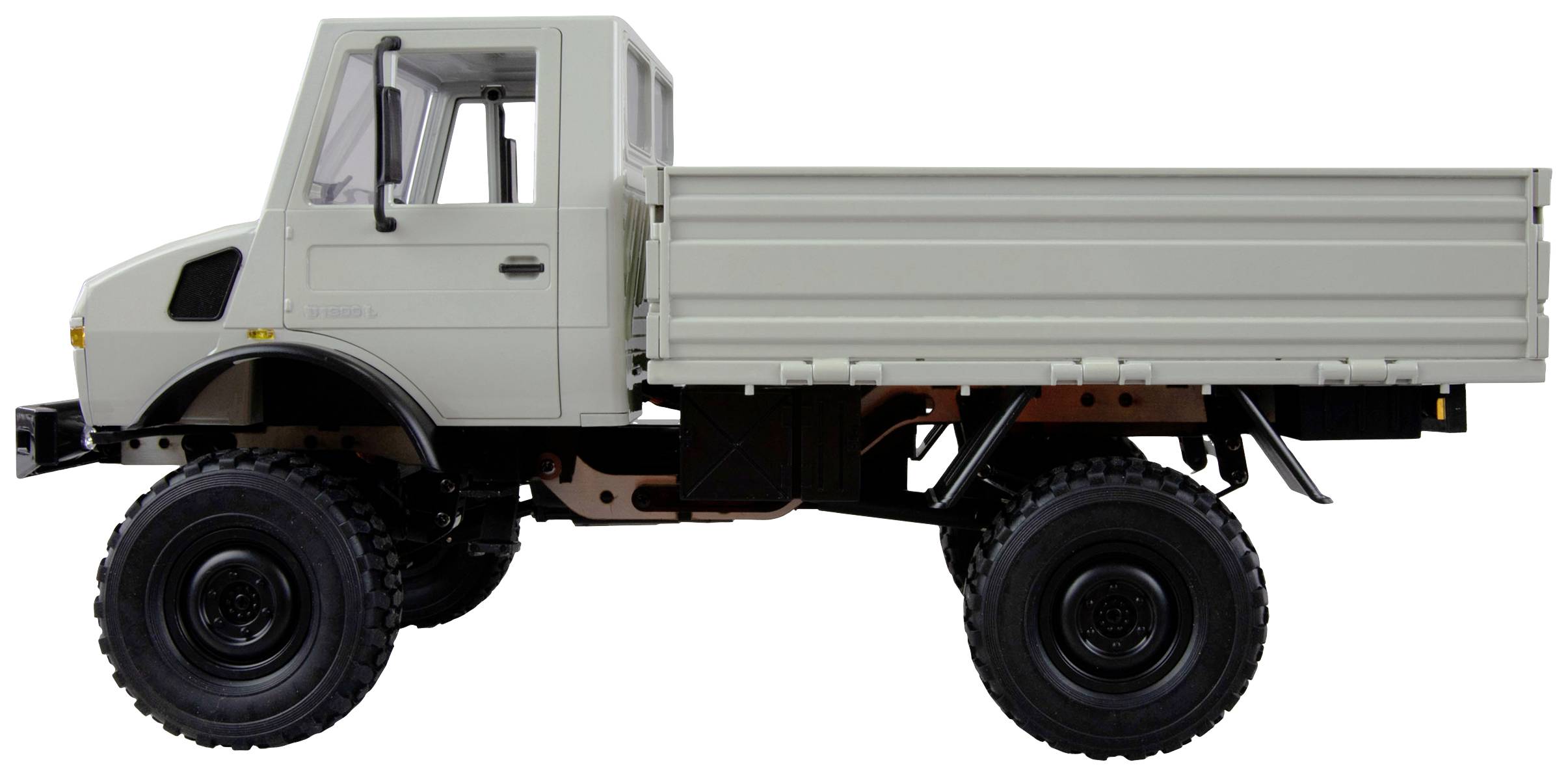 Amewi 22631 Unimog Basic, hellgrau 1:12 Elektro RC Modell-LKW RtR