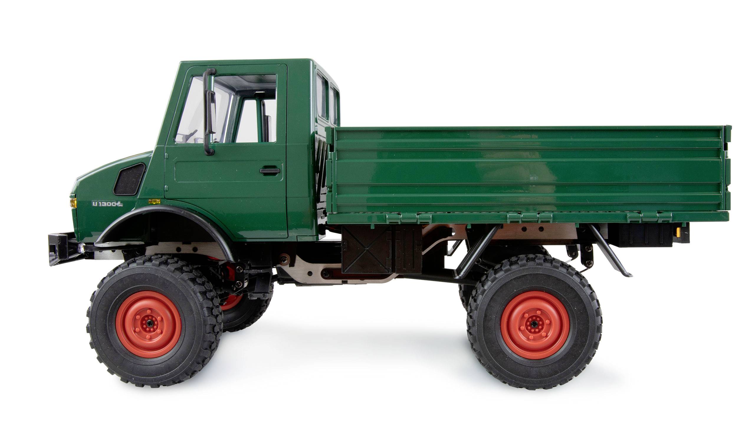 Amewi 22632 Unimog Basic, grün 1:12 Elektro RC Modell-LKW RtR