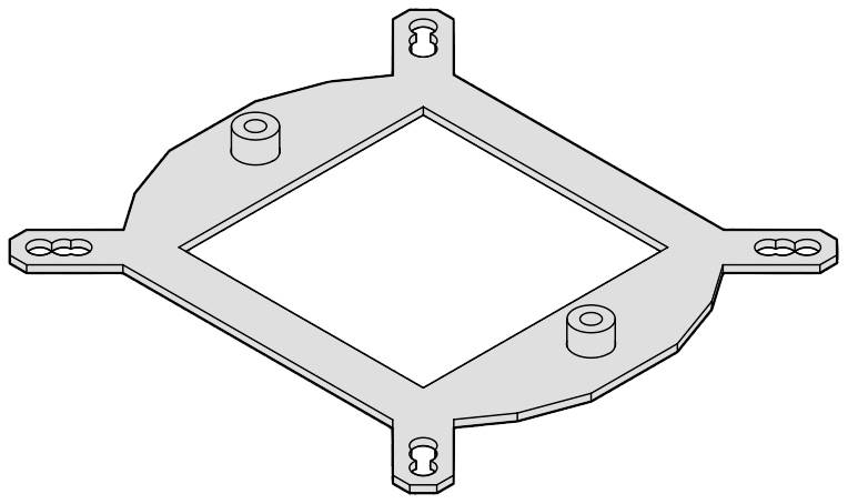 NVent SCHROFF 24830003 19 Zoll Adapterplatte